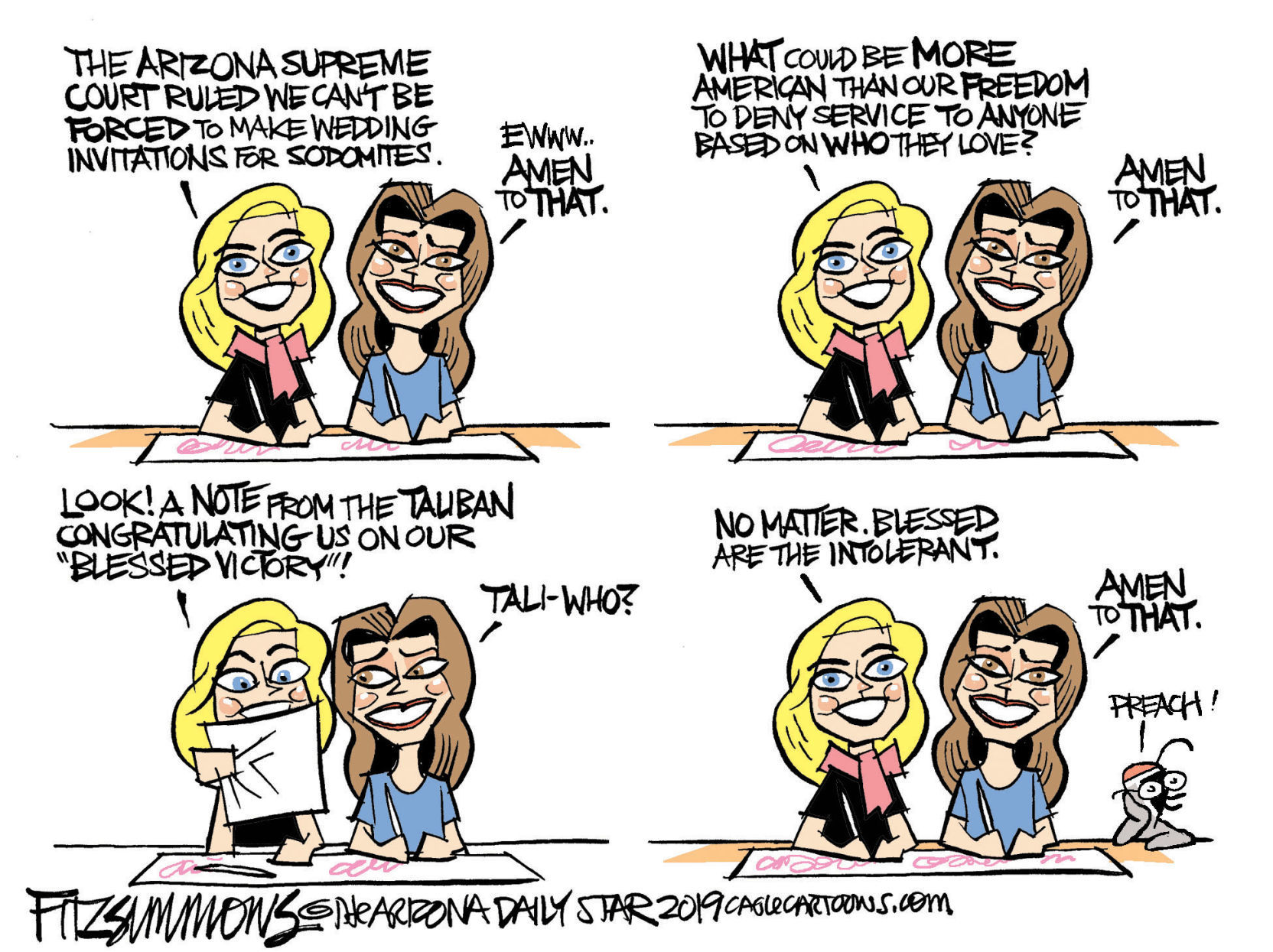 Daily Fitz Cartoon: Sin